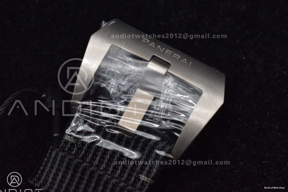 Submersible FastDry Horn PAM984 1:1 Edition Clone P.9010 Mike 996 Best Strap VSF on Nylon Black Dial Black 0124